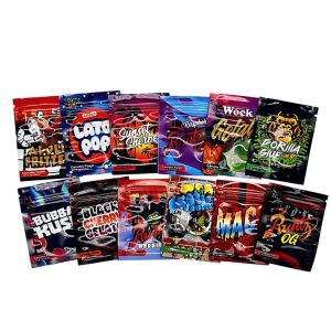 Red Lato Pop Strain Mylar Bags